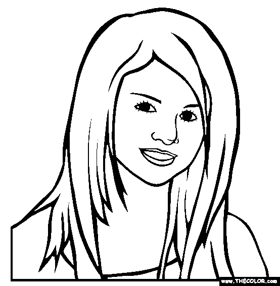 Famous Actress Coloring Pages Page 1