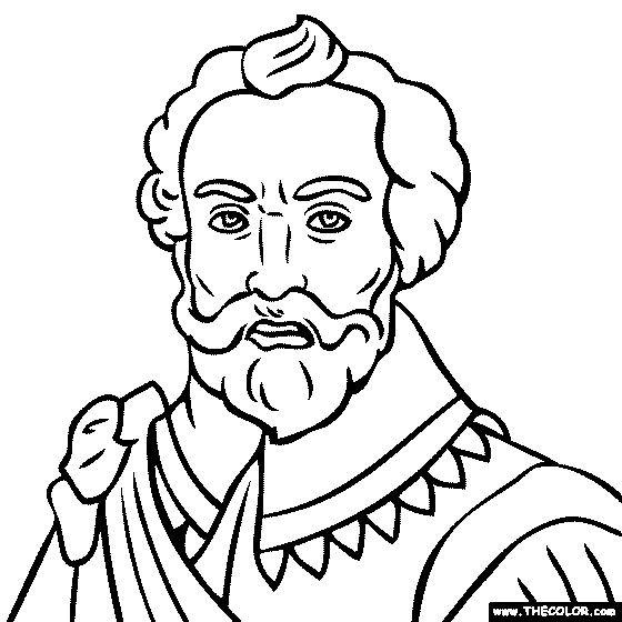 Famous Historical Figure Coloring Pages | Page 1