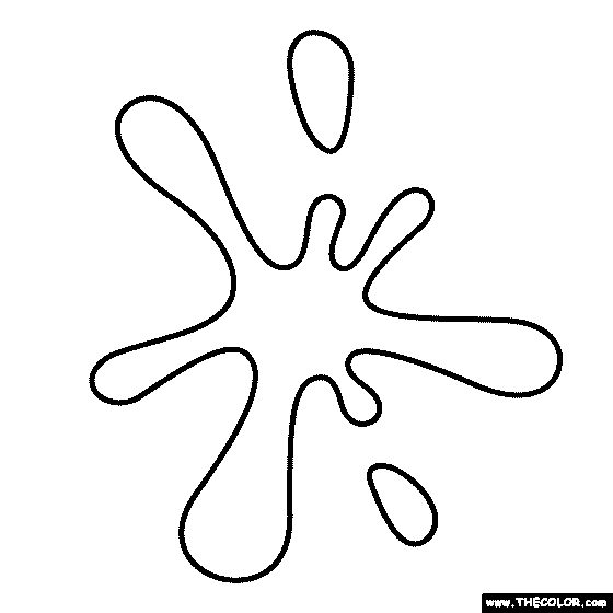Slime Coloring Pages For Kids : Free printable coloring pages for kids