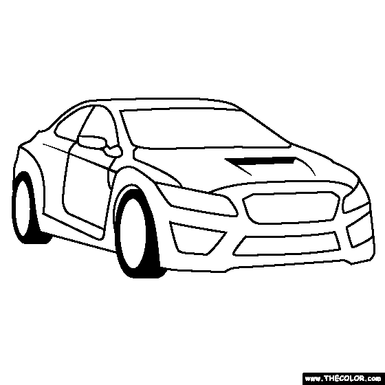 Subaru Coloring Pages