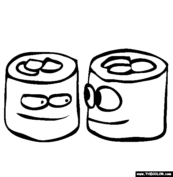 rolls coloring pages
