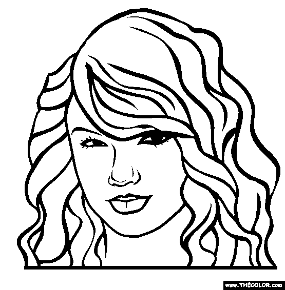 famous people coloring pages