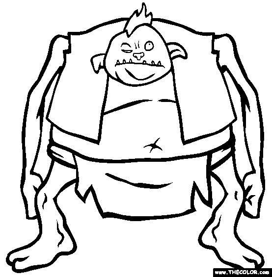 Download Monsters Online Coloring Pages