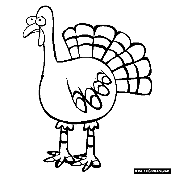 Download Thanksgiving Online Coloring Pages
