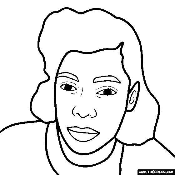 Una Marson Coloring Page