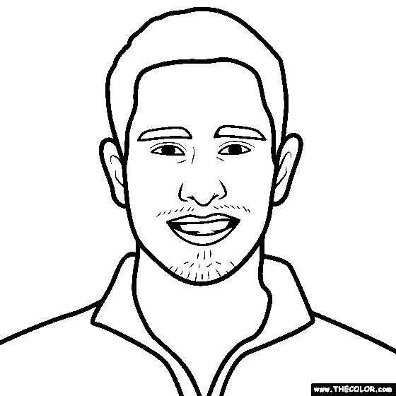 Victor Montalvo Coloring Page