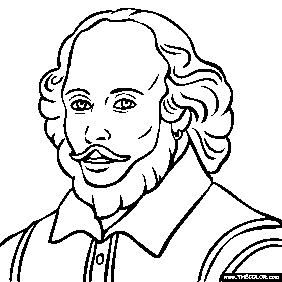 Caricature of William Shakespeare - NYPL Digital Collections