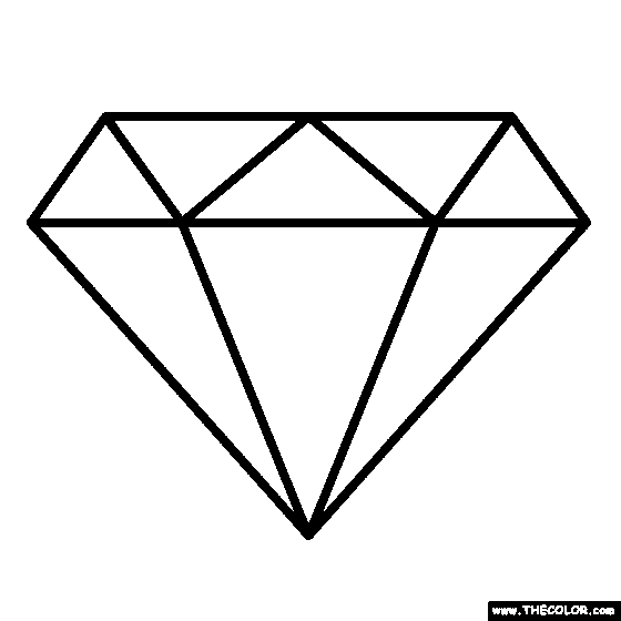 Diamond Do-A-Dot Printable - Diamond Coloring Page – SupplyMe