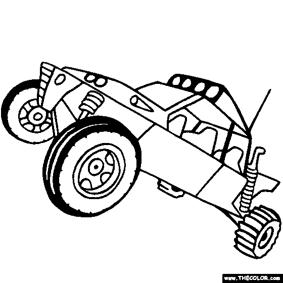 4x4 Off Road Baja Vehicle Online Coloring Pages